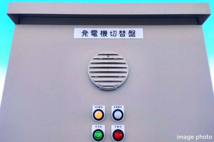 梅田ガーデンレジデンスの非常用発電機