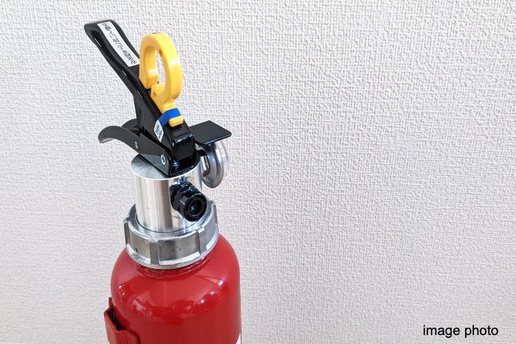 梅田ガーデンレジデンスの消火器
